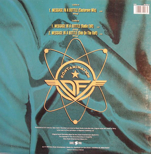 Dance Floor Virus Presents The Police - Ballroom* : Message In A Bottle (12", Single)