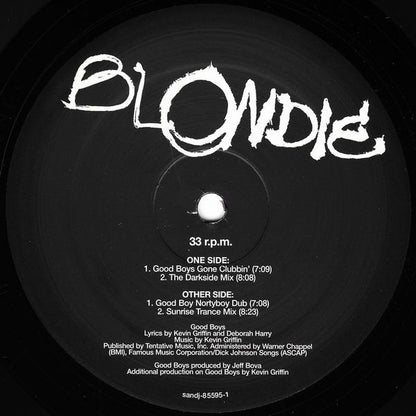 Blondie : Good Boys (Remixes) (12", Promo)