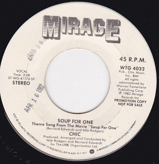 Chic : Soup For One (7", Mono, Promo, Spe)