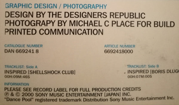 Satoshi Tomiie Feat. Diane Charlemagne : Inspired (12")