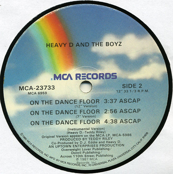 Heavy D & The Boyz* : Chunky But Funky / On The Dance Floor (12", Single)