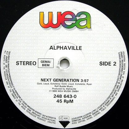 Alphaville : Universal Daddy (Aquarian Dance Mix) (12", Maxi)