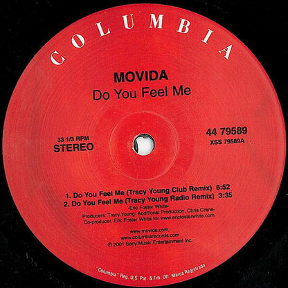 Movida : Do You Feel Me (12", Single)