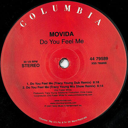 Movida : Do You Feel Me (12", Single)
