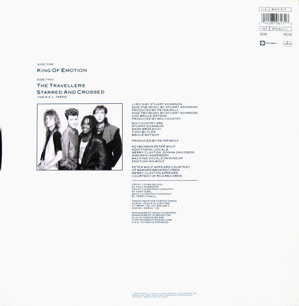 Big Country : King Of Emotion (12", Single)