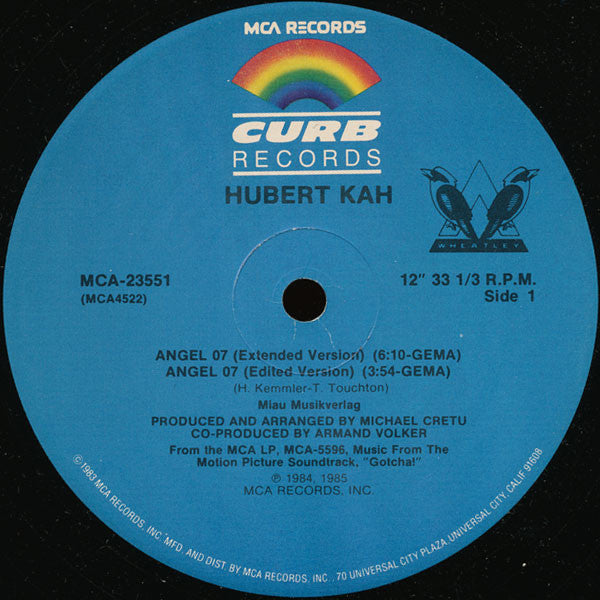 Hubert Kah : Angel 07 (12" Version) (Alternate Club Mix) (12")