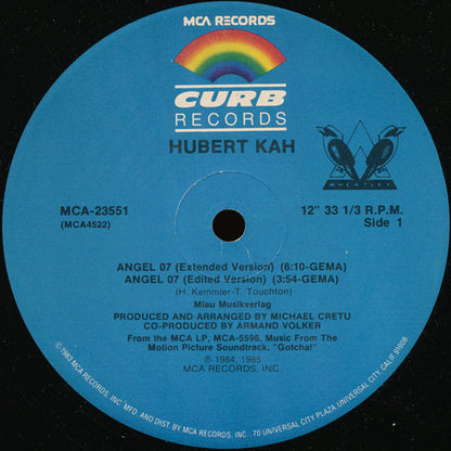Hubert Kah : Angel 07 (12" Version) (Alternate Club Mix) (12")