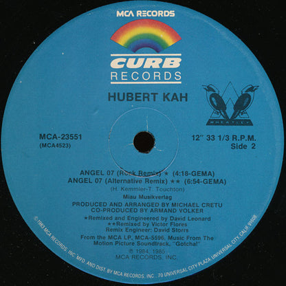 Hubert Kah : Angel 07 (12" Version) (Alternate Club Mix) (12")