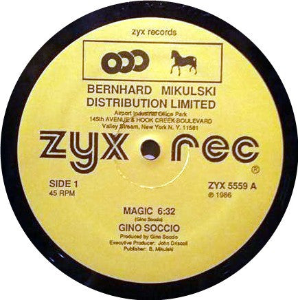 Gino Soccio : Magic (12")