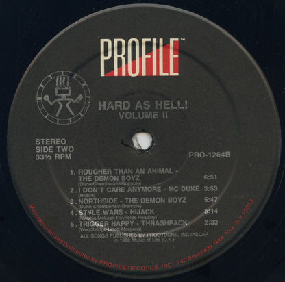 Various : Hard As Hell Volume 2 (LP, Comp)