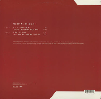 Funky Green Dogs : You Got Me (Burnin' Up) (12")