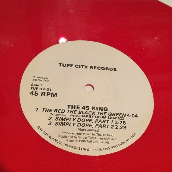 The 45 King : The Red The Black The Green (12", Maxi, Promo, Red)