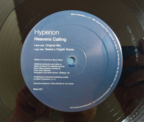 Hyperion : Heavens Calling (12")
