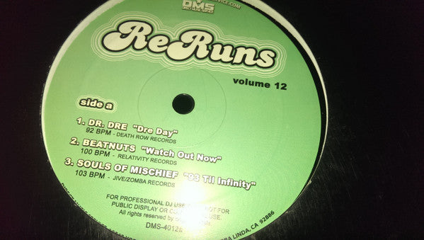 Various : ReRuns Vol. 12 (12")