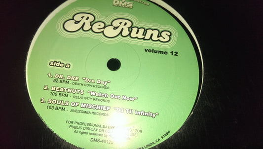 Various : ReRuns Vol. 12 (12")
