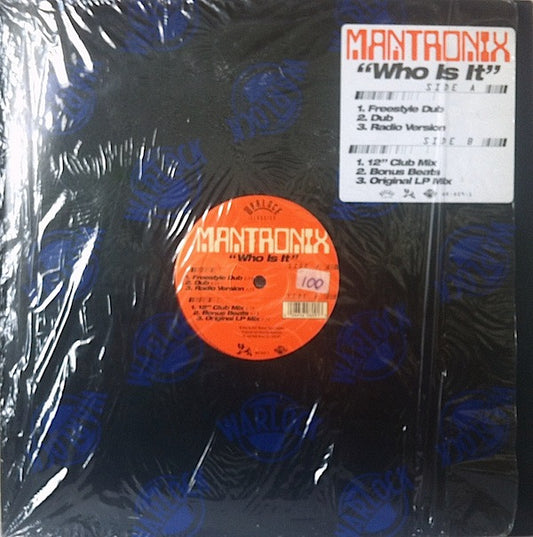 Mantronix : Who Is It (12", Pur)