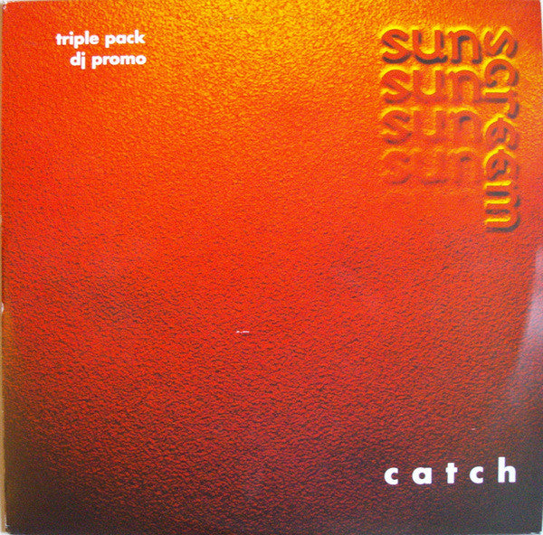 Sunscreem : Catch (3x12", Promo, Blu)
