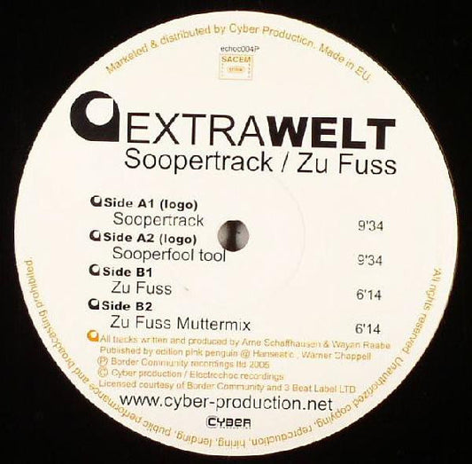 Extrawelt : Soopertrack / Zu Fuss (12", Ltd, Promo)