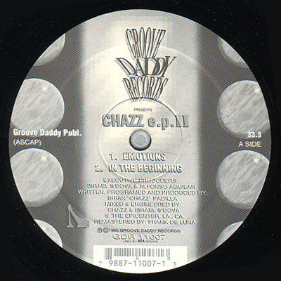 Brian "Chazz" Padilla : Chazz E.P. II (12")
