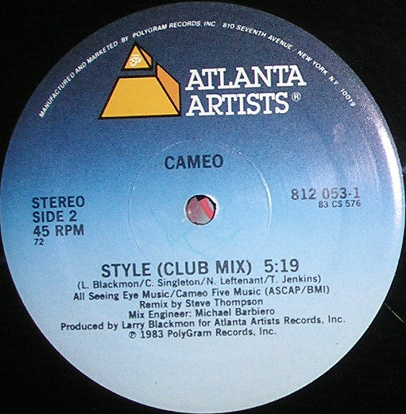 Cameo : Style (12", 72 )
