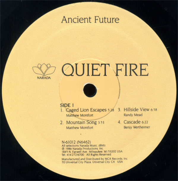 Ancient Future : Quiet Fire (LP, Album)