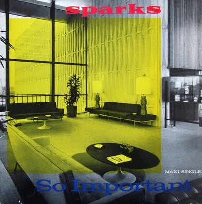Sparks : So Important (12", Maxi)