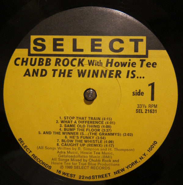 Chubb Rock With Howie Tee : And The Winner Is... (LP, Album)