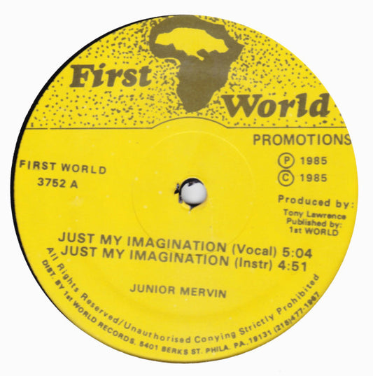 Junior Murvin : Just My Imagination / Because You Big (12")