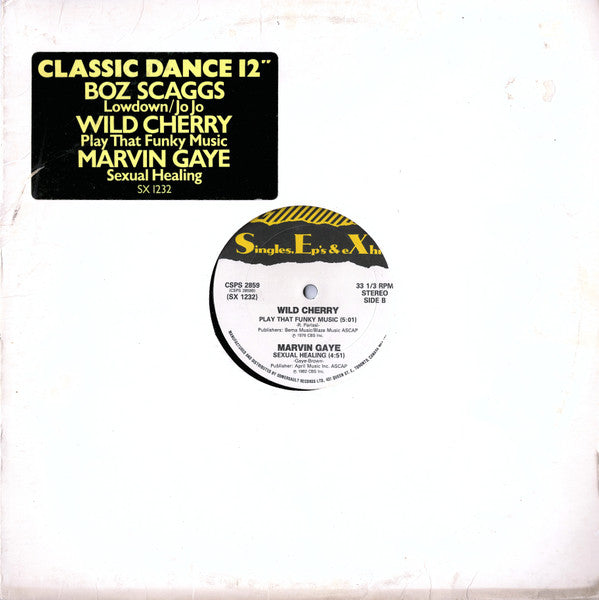 Boz Scaggs / Wild Cherry / Marvin Gaye : Lowdown / Jojo / Play That Funky Music / Sexual Healing (12", Comp)