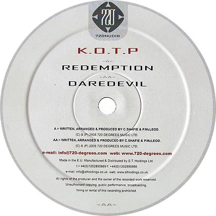 Keepers Of The Peace : Redemption / Daredevil (12")