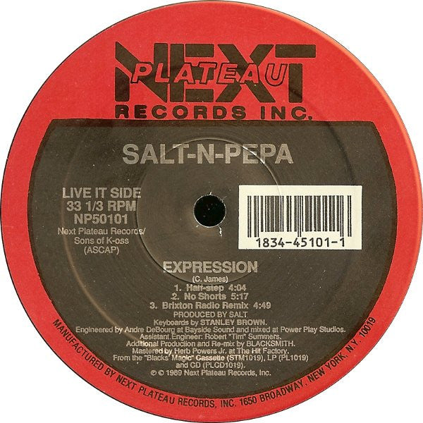 Salt 'N' Pepa : Expression (12")