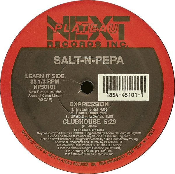 Salt 'N' Pepa : Expression (12")