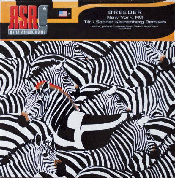Breeder : New York FM (Tilt / Sander Kleinenberg Remixes) (12")