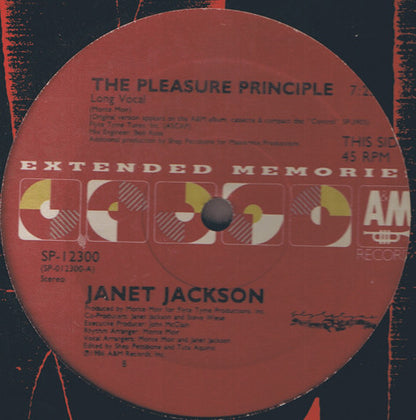Janet Jackson : The Pleasure Principle / Don't Stand Another Chance (12", Ltd, RE)