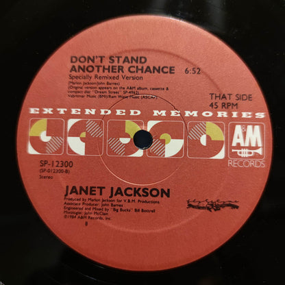 Janet Jackson : The Pleasure Principle / Don't Stand Another Chance (12", Ltd, RE)
