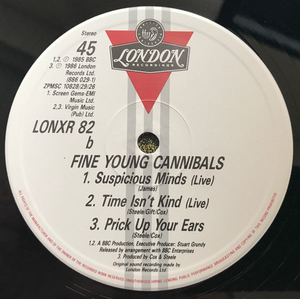 Fine Young Cannibals : Suspicious Minds (12")