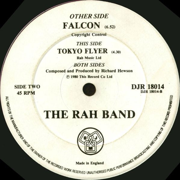 The RAH Band* : Falcon / Tokyo Flyer (12")