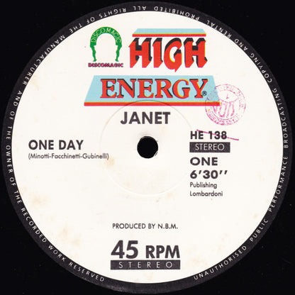Janet (3) : One Day (12")