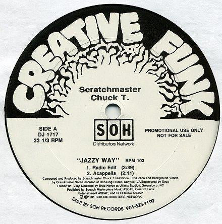 Scratchmaster Chuck T : Jazzy Way (12", Single, Promo)