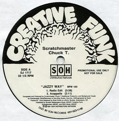 Scratchmaster Chuck T : Jazzy Way (12", Single, Promo)