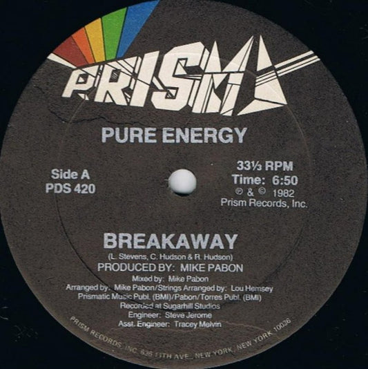 Pure Energy : Breakaway (12")