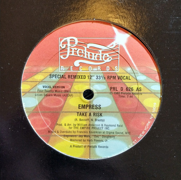Empress : Take A Risk (12")
