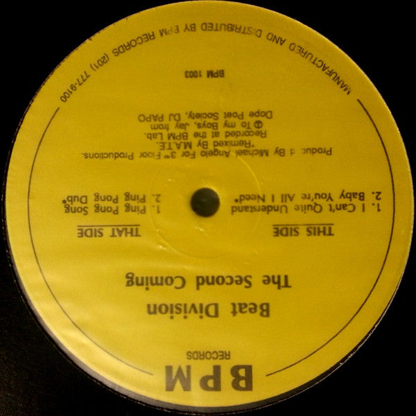 Beat Division : The Second Coming (12")