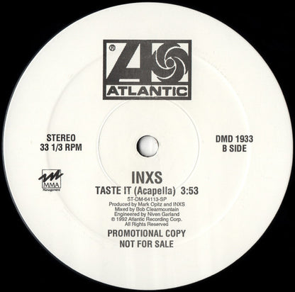 INXS : Taste It (12", Single, Promo)
