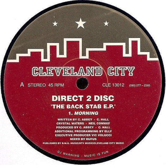 Direct 2 Disc : The Back Stab E.P. (12", EP)