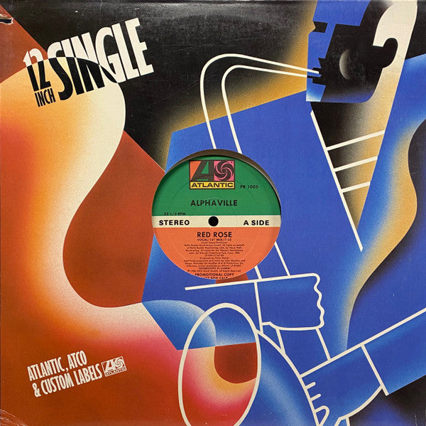 Alphaville : Red Rose (12", Single, Promo)