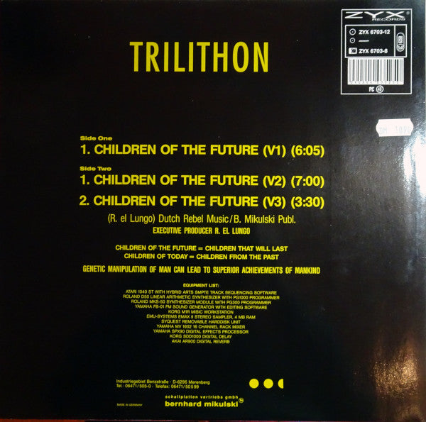Trilithon : Children Of The Future (12", Maxi)