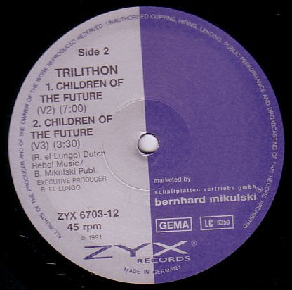 Trilithon : Children Of The Future (12", Maxi)