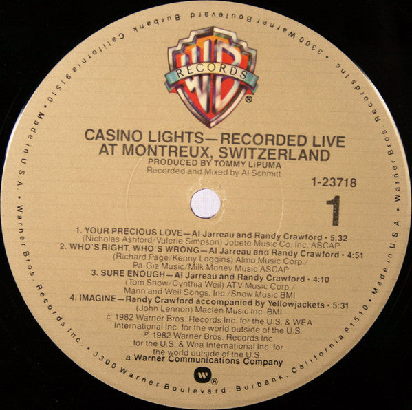 Various : Casino Lights (LP, Album, Jac)