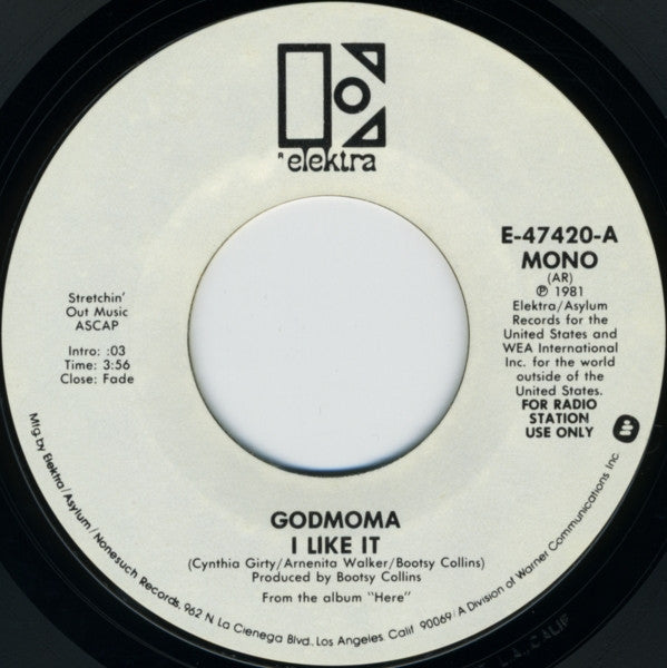 Godmoma : I Like It (7", Mono, Promo)